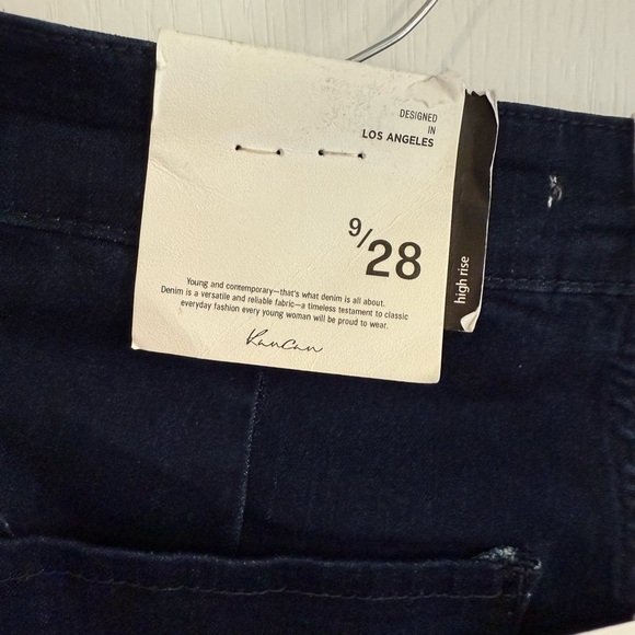 NWT KanCan High-Waisted Flare Jeans - Dark Blue - Picture 6 of 7